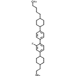 CAS#: 99896-05-6, 2-Fluoro-4'-(4-pentylcyclohexyl)-4-(4-propylcyclohexyl)biphenyl