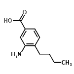 CAS 登录号：99985-72-5， 3-氨基-4-丁基苯甲酸
