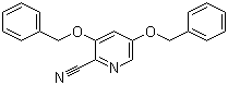 structure of CAS# 1000025-92-2, 3,5-二苄氧基-2-氰基吡啶