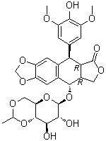 alpha-Etoposide molecular structure (CAS 100007-53-2)
