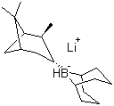 structure of CAS# 100013-07-8, B-异松蒎基-9-硼杂双环[3.3.1]壬烷氢化锂