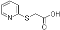 structure of CAS# 10002-29-6, 2-(2-Pyridylsulfanyl)acetic acid