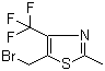 CAS # 1000339-73-0, 5-(Bromomethyl)-2-methyl-4-(trifluoromethyl)-1,3-thiazole