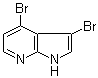 CAS # 1000340-33-9, 3,4-Dibromo-7-azaindole, 3,4-Dibromo-1H-pyrrolo[2,3-b]pyridine