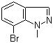 structure of CAS# 1000576-59-9, 7-溴-1-甲基吲唑