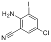 structure of CAS# 1000577-48-9, 2-氨基-5-氯-3-碘苯甲腈