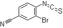 3-Bromo-4-isothiocyanatobenzonitrile molecular structure (CAS 1000577-91-2)