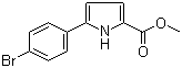 CAS # 1000682-39-2, 5-(4-Bromophenyl)-1H-pyrrole-2-carboxylic acid methyl ester