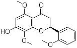 CAS 登录号：100079-34-3, 2(S)-7-羟基-5,8,2'-三甲氧基黄烷酮