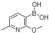(6-Methyl-2-methoxypyridin-3-yl)boronic acid molecular structure (CAS 1000802-75-4)