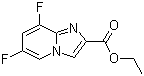 structure of CAS# 1000844-18-7, 6,8-二氟咪唑并[1,2-a]吡啶-2-羧酸乙酯