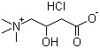 CAS # 10017-44-4, L-Carnitine hydrochloride, [(2S)-3-carboxy-2-hydroxypropyl]-trimethylazanium,chloride