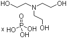 Triethanolamine-phosphoric acid salt molecular structure (CAS 10017-56-8)