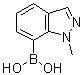 structure of CAS# 1001907-59-0, B-(1-Methyl-1H-indazol-7-yl)boronic acid