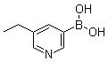 structure of CAS# 1001907-70-5, (5-乙基吡啶-3-基)硼酸