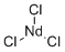 Neodymium chloride molecular structure (CAS 10024-93-8)
