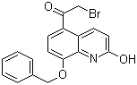 8-苄氧基-5-(2-溴乙酰基)-2-羟基喹啉分子结构 (CAS 100331-89-3)
