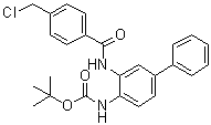 CAS 登录号：1003316-10-6, N-[3-[[4-(氯甲基)苯甲酰基]氨基][1,1'-联苯]-4-基]氨基甲酸叔丁酯