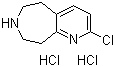 CAS # 1003591-00-1, 2-Chloro-6,7,8,9-tetrahydro-5H-pyrido[2,3-d]azepine hydrochloride