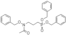 CAS # 1003599-68-5, P-[3-[Acetyl(phenylmethoxy)amino]propyl]phosphonic acid bis(phenylmethyl) ester