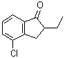 CAS # 1003708-98-2, 4-Chloro-2-ethyl-2,3-dihydro-1H-inden-1-one