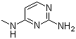 CAS 登录号：1004-18-8, 2-氨基-4-(甲基氨基)嘧啶