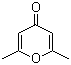 CAS # 1004-36-0, 2,6-Dimethyl-4H-pyran-4-one, 2,6-Dimethyl-gamma-pyrone
