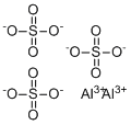 Aluminium sulfate molecular structure (CAS 10043-01-3)