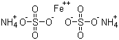 Ammonium iron(II) sulfate molecular structure (CAS 10045-89-3)