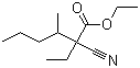CAS # 100453-11-0, Ethyl 1-methylbutyl cyanoacetate, 2-Cyano-2-ethyl-3-methylhexanoic acid ethyl ester