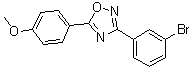 CAS # 1004672-03-0, 3-(3-Bromophenyl)-5-(4-methoxyphenyl)-1,2,4-oxadiazole
