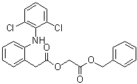 CAS 登录号：100499-89-6, 醋氯芬酸苄酯
