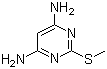 structure of CAS# 1005-39-6, 4,6-Diamino-2-methylthiopyrimidine