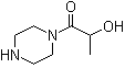 structure of CAS# 100500-89-8, 1-(2-羟基-1-氧代丙基)哌嗪