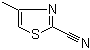 structure of CAS# 100516-98-1, 4-Methylthiazole-2-carbonitrile