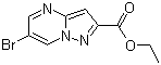 CAS # 1005209-42-6, Ethyl 6-bromopyrazolo[1,5-a]pyrimidine-2-carboxylate, 6-Bromopyrazolo[1,5-a]pyrimidine-2-carboxylic acid ethyl ester