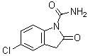 CAS 登录号：100599-06-2, 5-氯-2-氧化吲哚-1-甲酰胺
