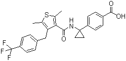 structure of CAS# 1006036-87-8, MK-2894