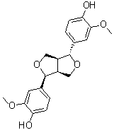 (-)-Epipinoresinol molecular structure (CAS 10061-38-8)