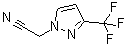 CAS # 1006348-71-5, 3-(Trifluoromethyl)-1H-pyrazole-1-acetonitrile