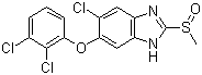 structure of CAS# 100648-13-3, 三氯苯达唑亚砜