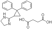 structure of CAS# 100678-32-8, Cibenzoline succinate
