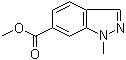 structure of CAS# 1007219-73-9, 1-甲基-1H-吲唑-6-羧酸甲酯