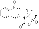 CAS # 1007478-57-0, 3-[(E)-(2-Nitrobenzylidene)amino](d<sub>4</sub>)-1,3-oxazolidin-2-one, 2-NP-AOZ-d<sub>4</sub>