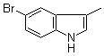 structure of CAS# 10075-48-6, 3-Methyl-5-bromoindole