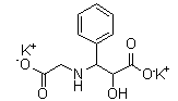 CAS # 100750-38-7, beta-[(Carboxymethyl)amino]-alpha-hydroxybenzenepropanoic acid dipotassium salt