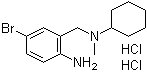 2-Amino-5-bromo-N-cyclohexyl-N-methylbenzylamine dihydrochloride molecular structure (CAS 10076-98-9)