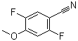 structure of CAS# 1007605-44-8, 2,5-二氟-4-甲氧基苯腈