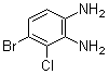 structure of CAS# 1008361-80-5, 4-Bromo-3-chloro-1,2-benzenediamine