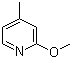 2-Methoxy-4-methylpyridine molecular structure (CAS 100848-70-2)